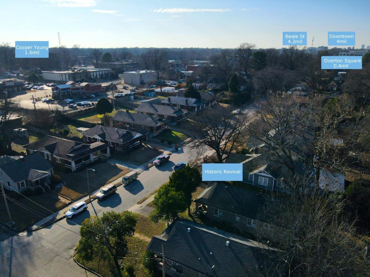 Historic Revival King Bed Midtown Memphis 68 Yes Pets Fast Wifi Free Parking Villa Exteriör bild