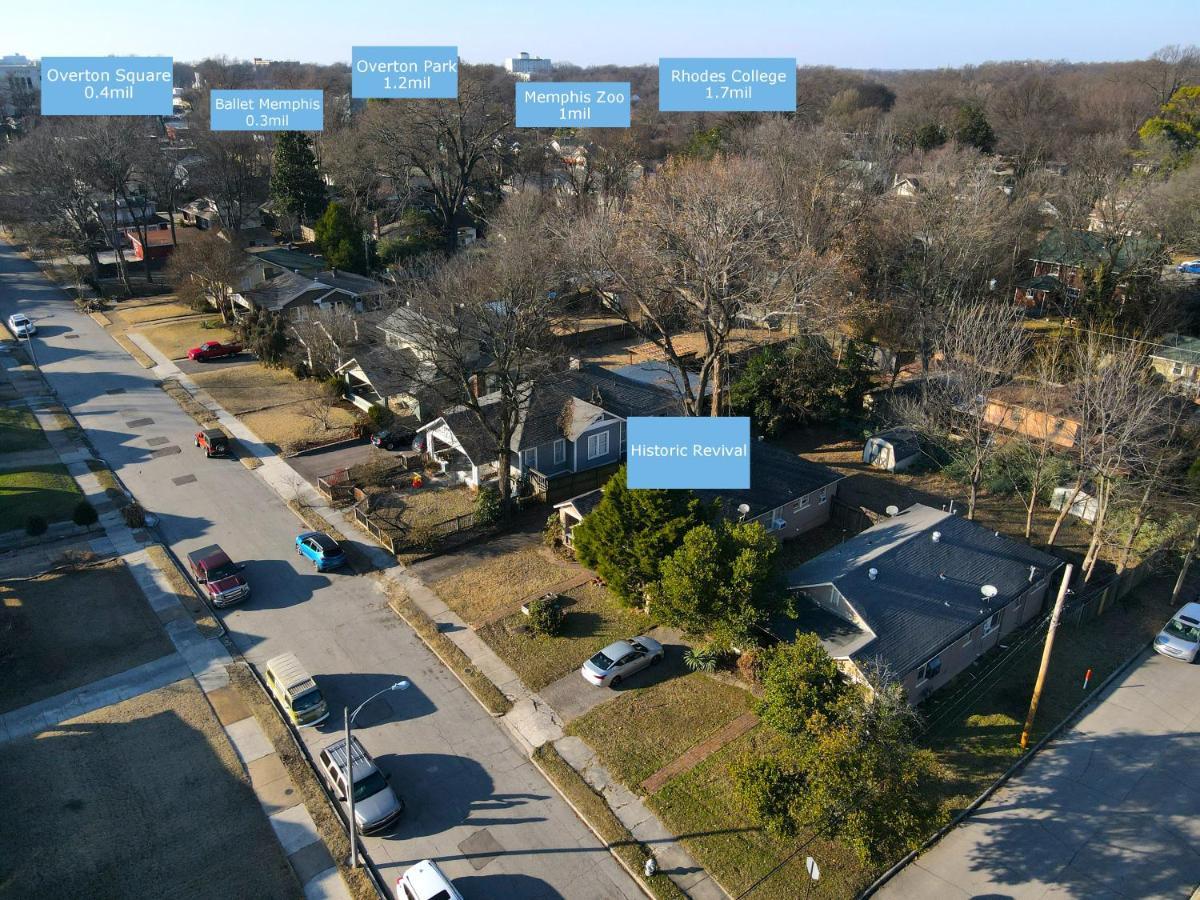Historic Revival King Bed Midtown Memphis 68 Yes Pets Fast Wifi Free Parking Villa Exteriör bild
